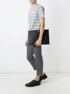 Thom Browne large zipper laptop holder