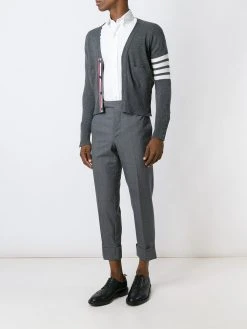 Thom Browne 4-Bar Cashmere Cardigan