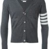 Thom Browne 4-Bar Cashmere Cardigan