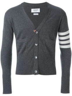 Thom Browne 4-Bar Cashmere Cardigan