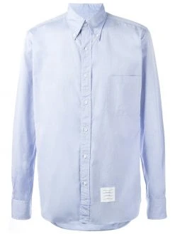 Thom Browne grosgrain placket shirt
