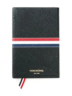 Thom Browne small tricolour notebook
