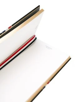 Thom Browne small tricolour notebook