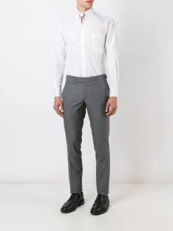 Thom Browne logo patch shirt