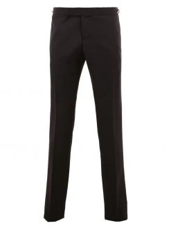 Thom Browne Mohair Wool Low-Rise Skinny Trouser