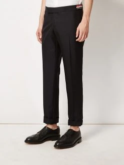 Thom Browne Mohair Wool Low-Rise Skinny Trouser