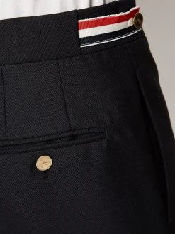 Thom Browne Mohair Wool Low-Rise Skinny Trouser