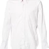 Thom Browne contrast fastening shirt