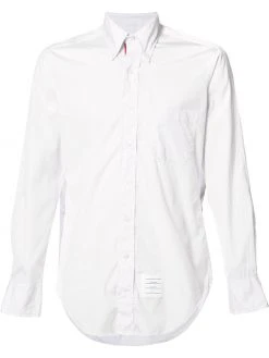 Thom Browne contrast fastening shirt