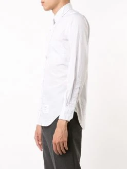 Thom Browne contrast fastening shirt