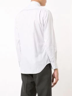 Thom Browne contrast fastening shirt