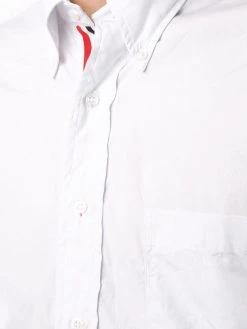 Thom Browne contrast fastening shirt