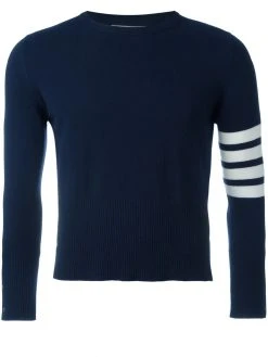 Thom Browne 4-Bar Short Cashmere Pullover