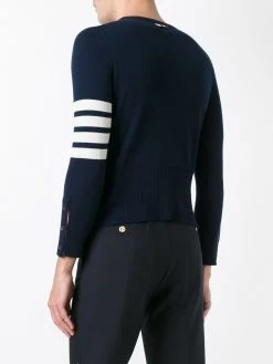 Thom Browne 4-Bar Short Cashmere Pullover