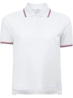 Thom Browne mercerized pique polo shirt