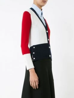 New ⌛ Thom Browne V neck cardigan cardigans of women 🎁 7 Thom Browne V-neck cardigan