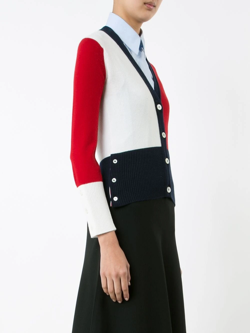 New ⌛ Thom Browne V neck cardigan cardigans of women 🎁 3 Thom Browne V-neck cardigan
