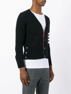 Thom Browne four stripe sleeve cardigan