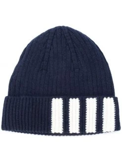 Thom Browne 4-Bar striped beanie