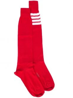 Thom Browne striped patch socks