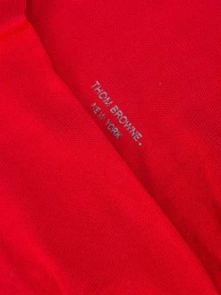 Thom Browne striped patch socks