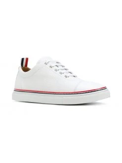 Thom Browne Tennis Collection straight toe cap trainer