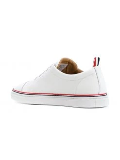 Wholesale βοΈ Thom Browne Straight Toe Cap Trainer In Pebble Grain & Calf Leather low-tops of men π 6 Thom Browne Straight Toe Cap Trainer In Pebble Grain & Calf Leather