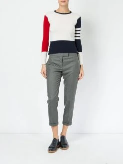 Thom Browne Contrast stripe pullover
