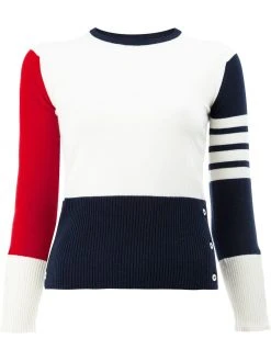 Thom Browne Contrast stripe pullover