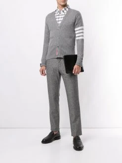 Thom Browne 4-Bar V-neck cashmere cardigan