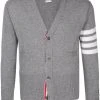 Thom Browne 4-Bar V-neck cashmere cardigan