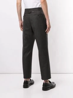 Thom Browne super 120s twill classic backstrap trousers