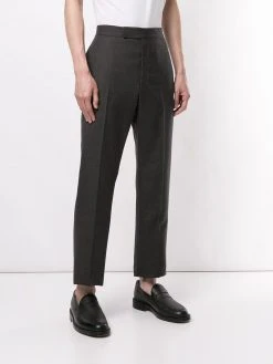 Thom Browne super 120s twill classic backstrap trousers