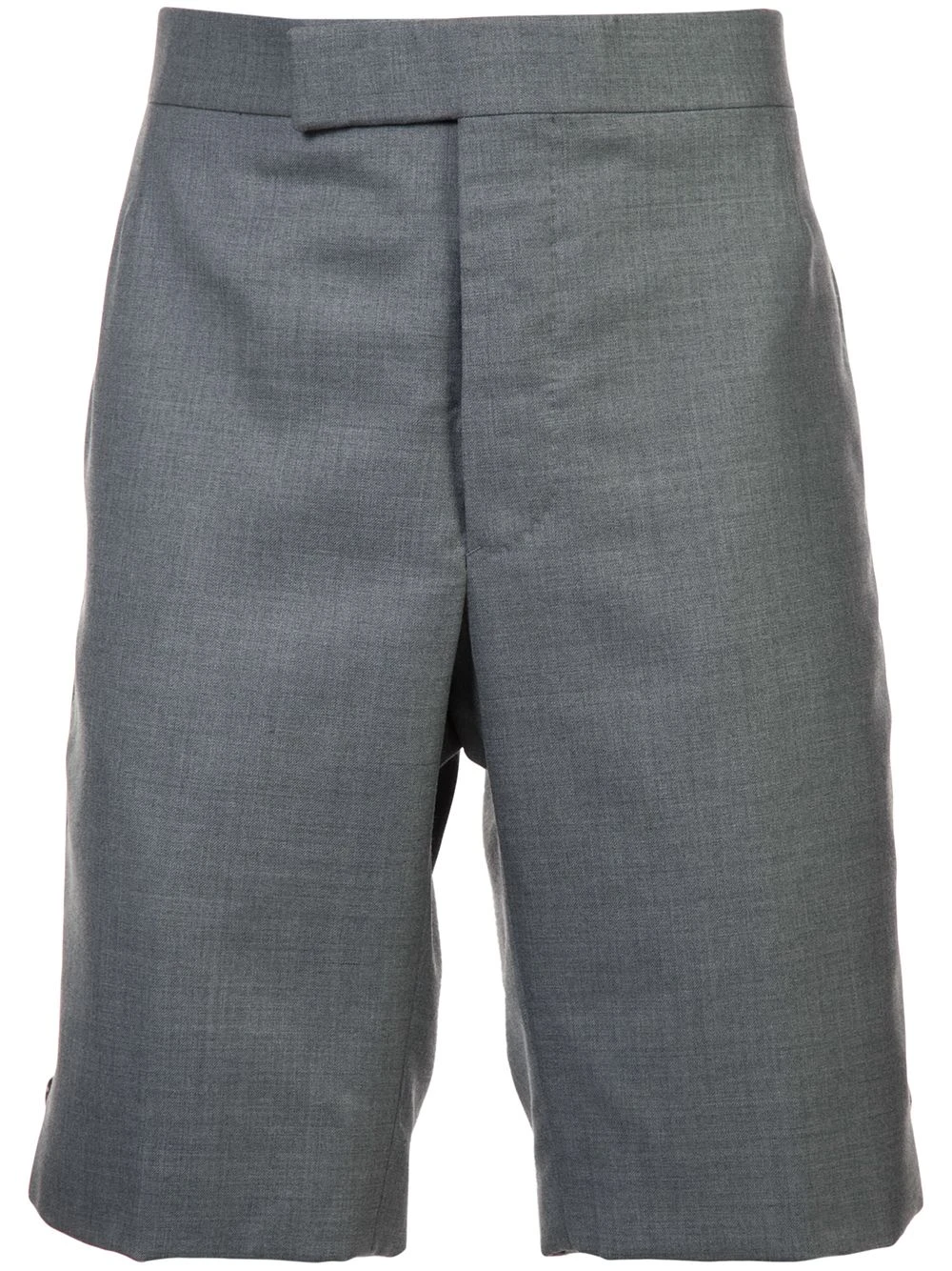 Discount π Thom Browne Classic Backstrap Short In Medium Grey Super 120's Twill tailored shorts of men βοΈ 1 Thom Browne Classic Backstrap Short In Medium Grey Super 120's Twill