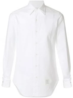 Thom Browne button-down piqué tux shirt