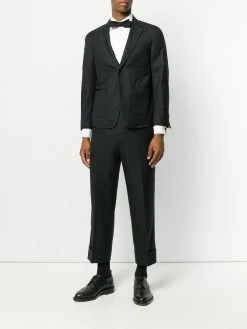 Thom Browne button-down piqué tux shirt