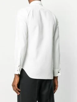 Thom Browne button-down piqué tux shirt