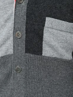 Thom Browne fitted waist v-neck cardigan