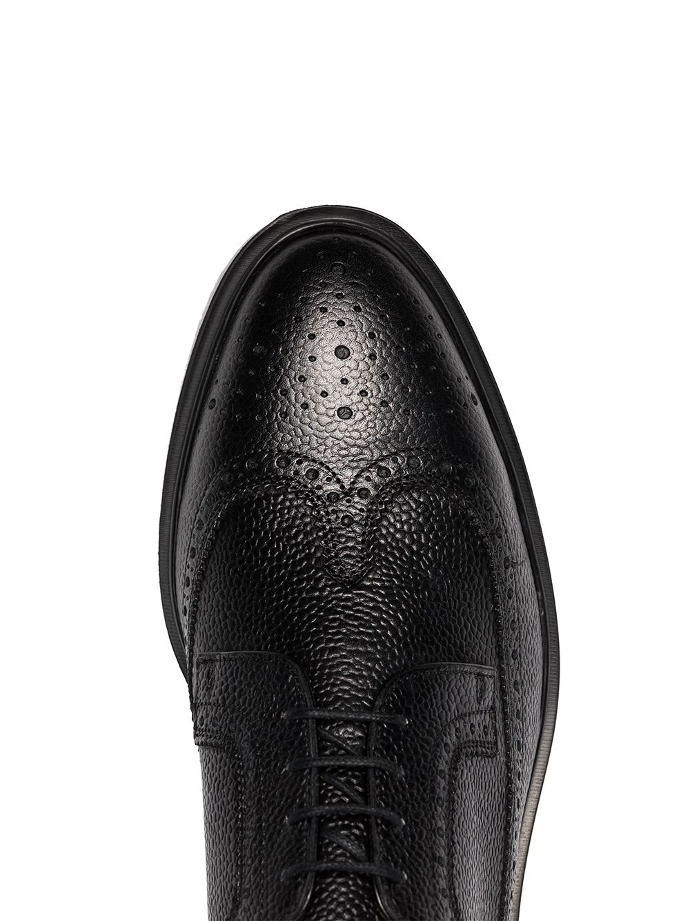 Hot Sale ❤️ Thom Browne Pebbled longwing brogues of men ✔️ 4 Thom Browne pebbled longwing brogues