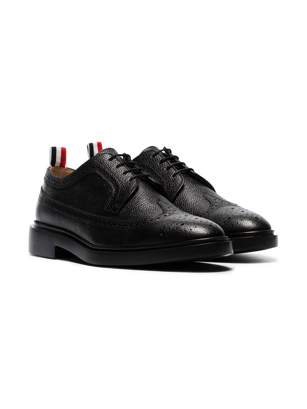Hot Sale ❤️ Thom Browne Pebbled longwing brogues of men ✔️ 3 Thom Browne pebbled longwing brogues
