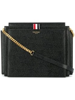 Thom Browne Lucido Square leather shoulder bag