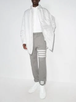 Thom Browne 4-Bar loopback track pants