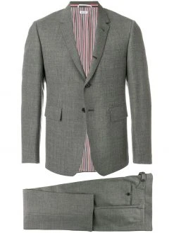 Thom Browne Classic Suit With Tie In 2ply Fresco
