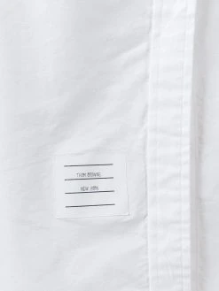 Thom Browne Long Sleeve Button Down Knee Length Shirtdress In Oxford