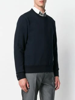 Thom Browne rear RWB stripe sweatshirt
