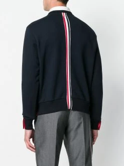Thom Browne rear RWB stripe sweatshirt
