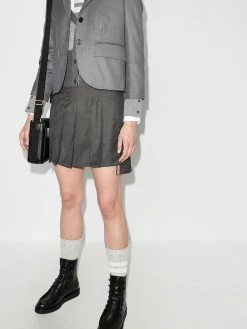 Thom Browne dropped back mini pleated skirt