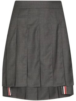 Thom Browne dropped back mini pleated skirt