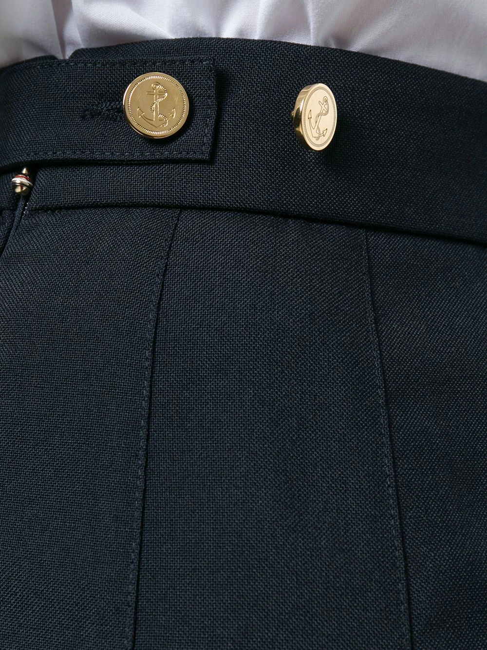 New π Thom Browne Asymmetric pleated miniskirt pleated skirts of women β¨ 5 Thom Browne asymmetric pleated miniskirt