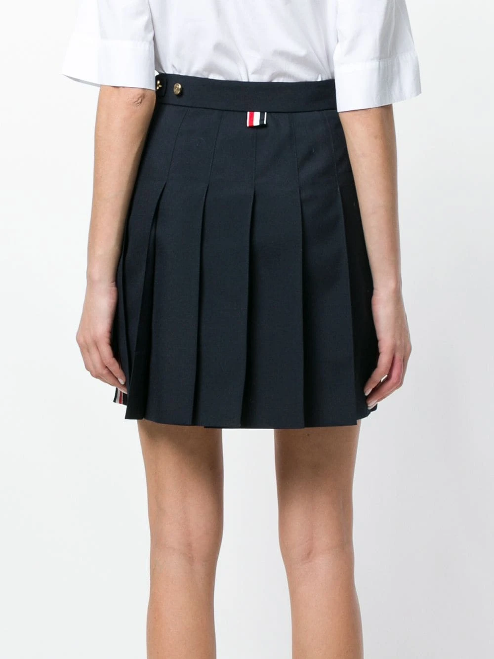 New π Thom Browne Asymmetric pleated miniskirt pleated skirts of women β¨ 4 Thom Browne asymmetric pleated miniskirt